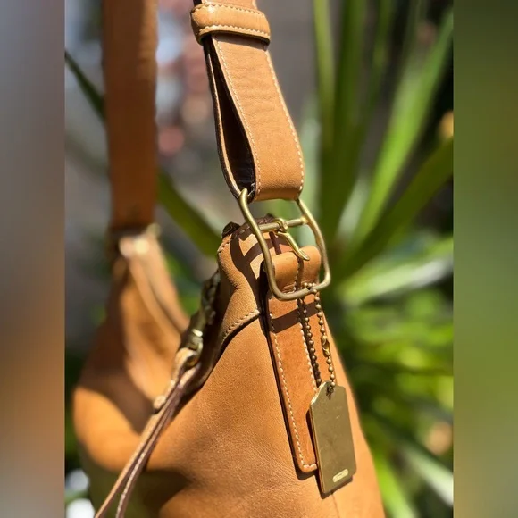 COACH Vintage Slim Convertible bag Brown Leather